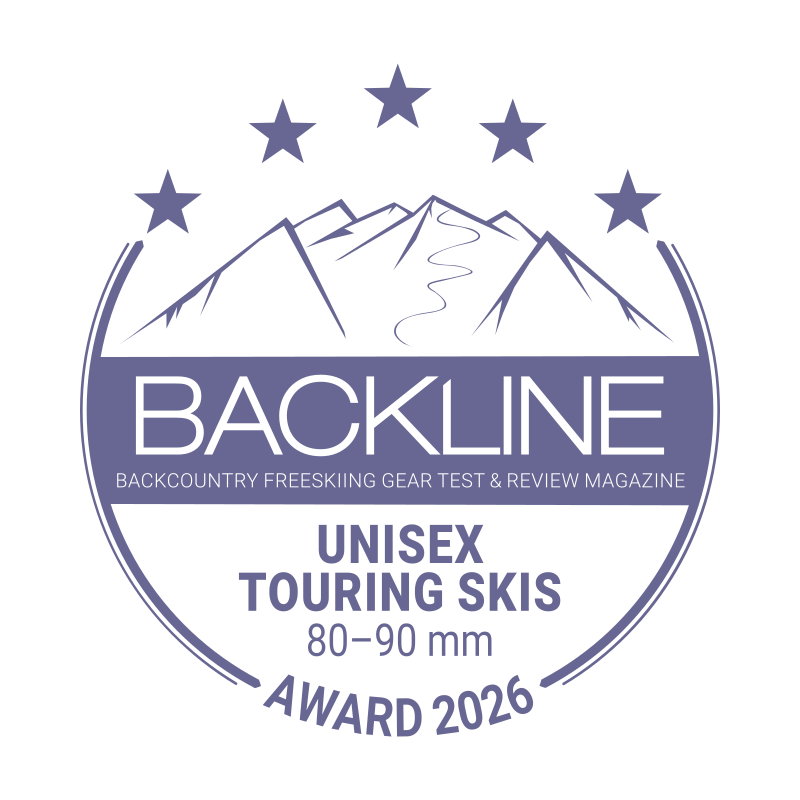 BACKLINE Touring Ski Award 2026 – 80–90 mm, Unisex, 5 out of 5 stars