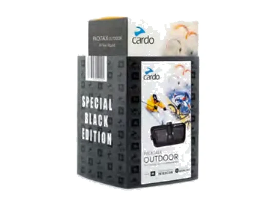Cardo Packtalk Outdoor Kommunikationssystem – Produktbild. Wasserdicht, Mesh-Netzwerk, handyunabhängig, immer verbunden.