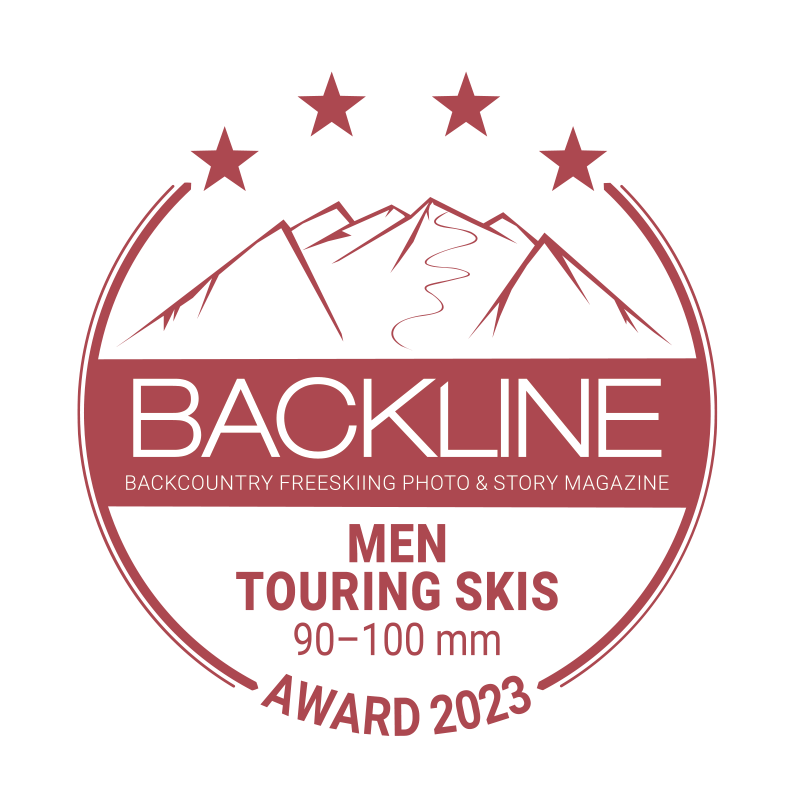 BACKLINE Touring Ski Award 2023 – 90–100 mm, Männer, 4 von 5 Sternen