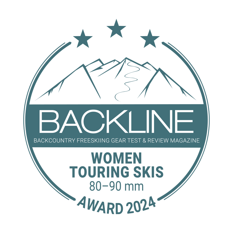 BACKLINE Touring Ski Award 2024 – 80–90 mm, Frauen, 3 von 5 Sternen