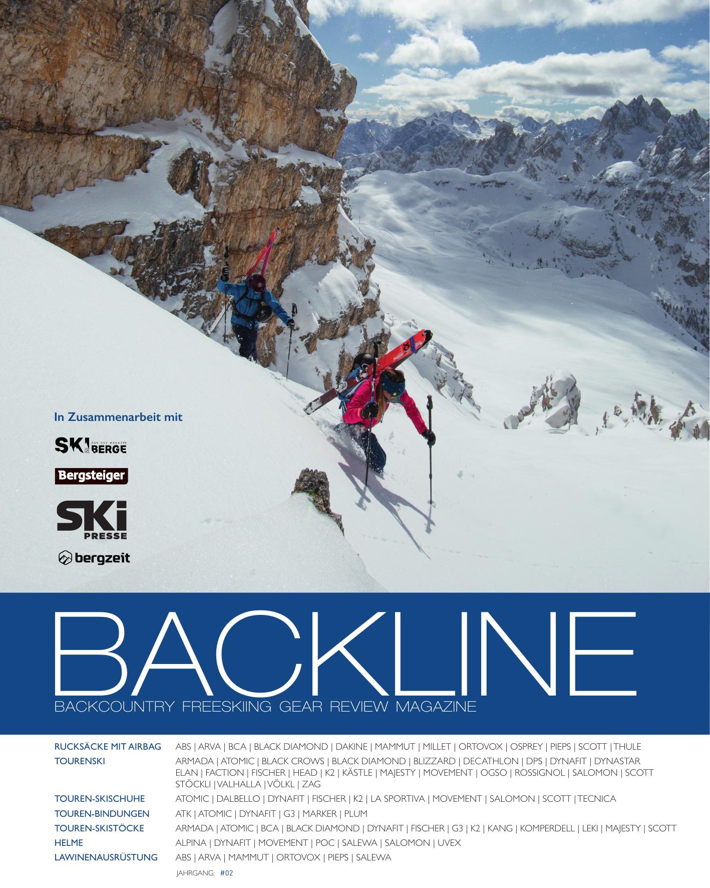 BACKLINE test magazine 2020 cover