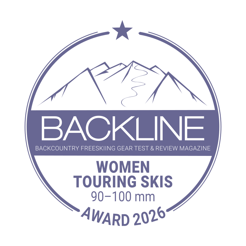 BACKLINE Touring Ski Award 2026 – 90–100 mm, women, 1 out of 5 stars