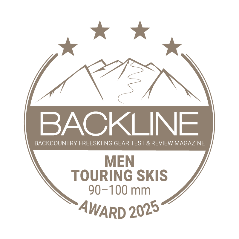 BACKLINE Touring Ski Award 2025 – 90–100 mm, Männer, 4 von 5 Sternen