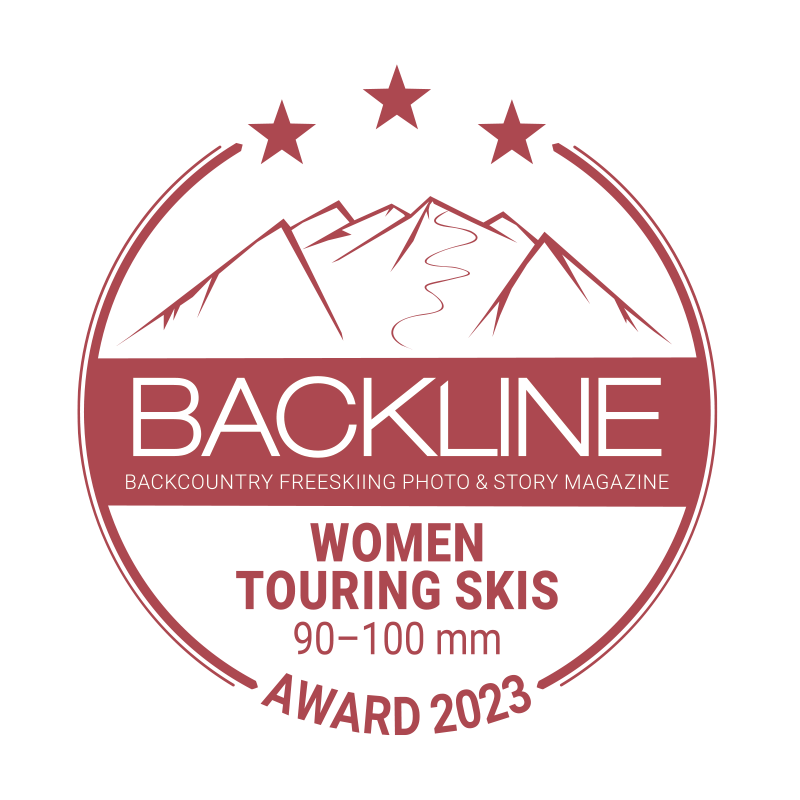 BACKLINE Touring Ski Award 2023 – 90–100 mm, Frauen, 3 von 5 Sternen