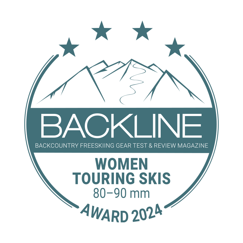 BACKLINE Touring Ski Award 2024 – 80–90 mm, Frauen, 4 von 5 Sternen