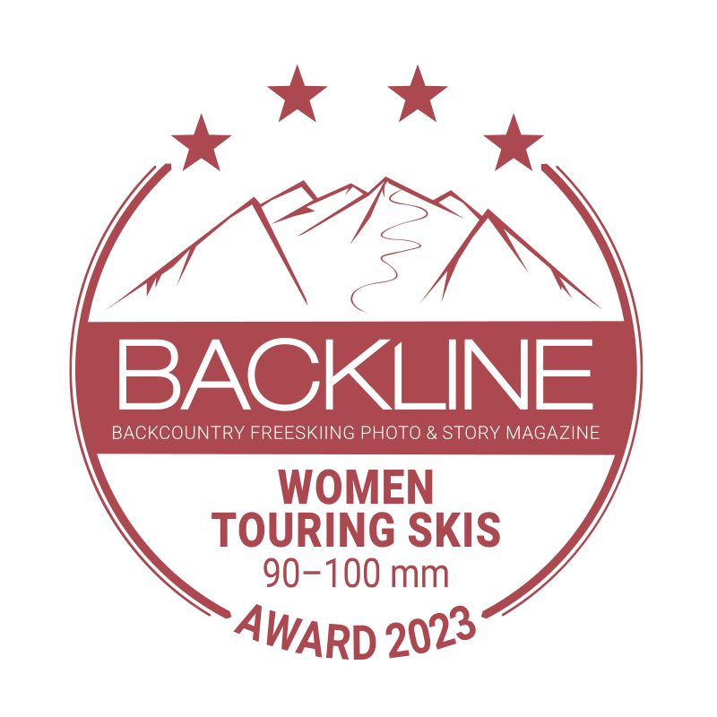 BACKLINE Touring Ski Award 2023 – 90–100 mm, Frauen, 4 von 5 Sternen