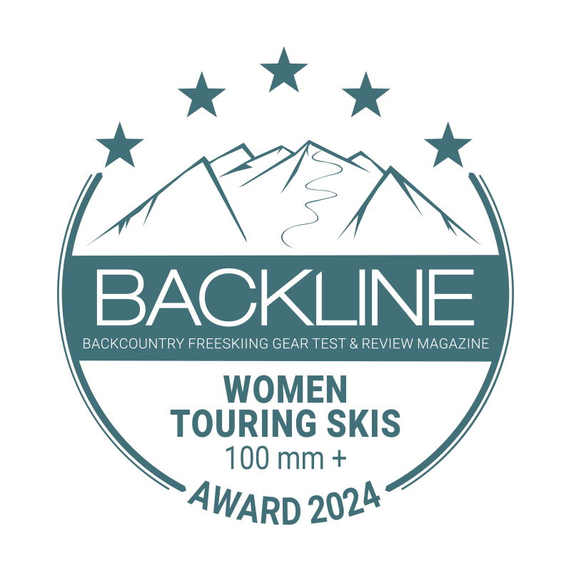 BACKLINE Touring Ski Award 2024 – 100 mm+, Frauen, 5 von 5 Sternen