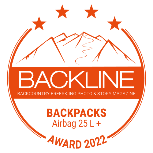 BACKLINE Backpack Airbag Award 2022 – 4 out of 5 stars