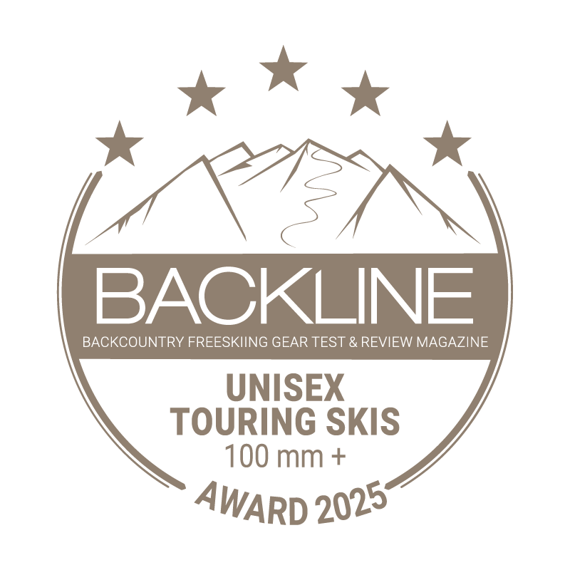 BACKLINE Touring Ski Award 2025 – 100 mm+, Unisex, 5 von 5 Sternen