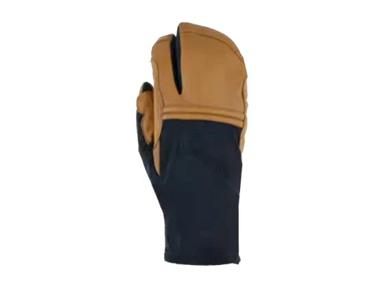Roeckl MOIRY GTX TRIGGER Skihandschuhe in Schwarz, Freeride-Modell mit Gore-Tex. Produktbild vor neutralem Hintergrund.