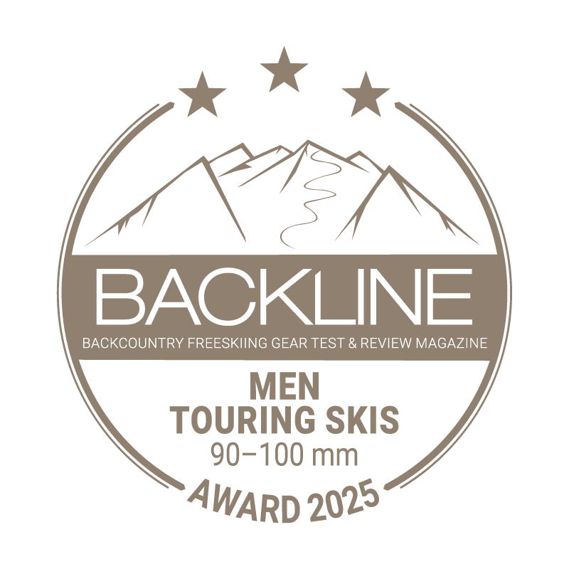BACKLINE Touring Ski Award 2025 – 90–100 mm, Männer, 3 von 5 Sternen