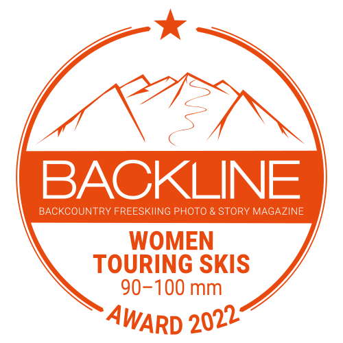 BACKLINE Touring Ski Award 2022 – 90–100 mm, Frauen, 1 von 4 Sternen