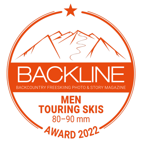 BACKLINE Touring Ski Award 2022 – 80–90 mm, men, 1 out of 4 stars