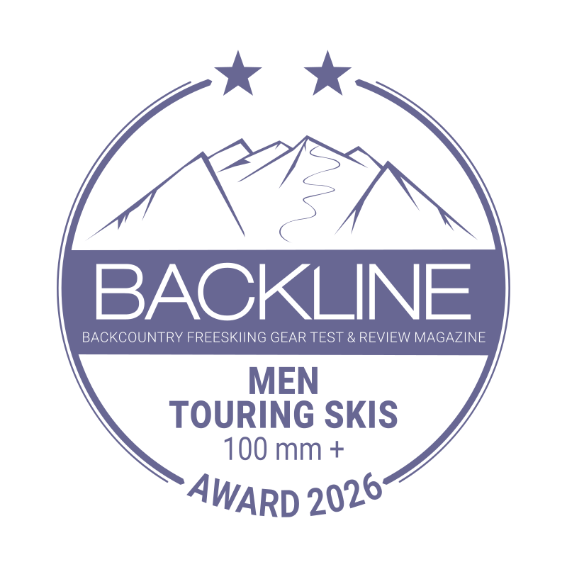 BACKLINE Touring Ski Award 2026 – 100 mm+, Männer, 2 von 5 Sternen