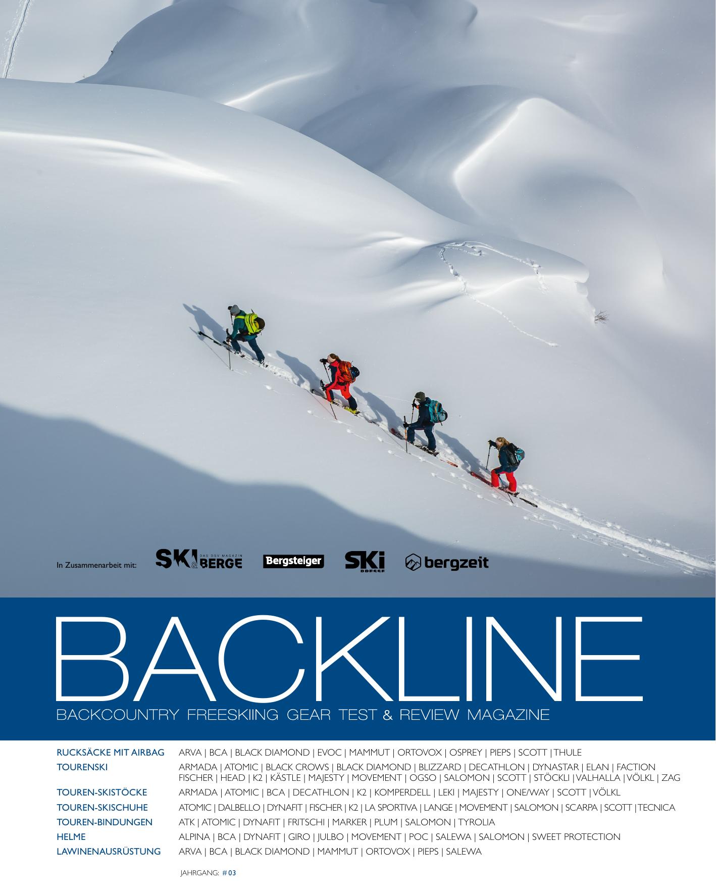 BACKLINE test magazine 2021 cover