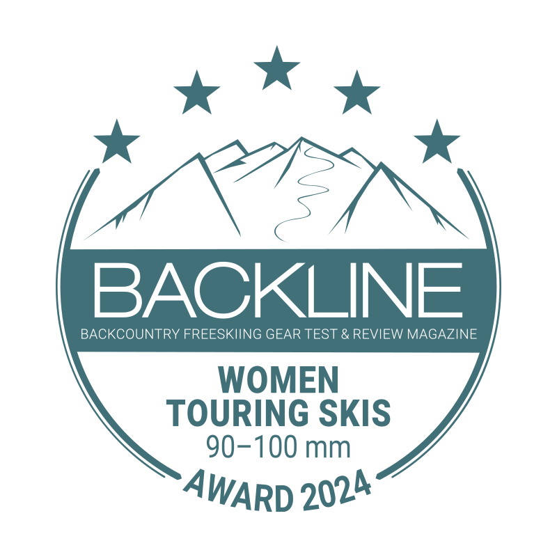 BACKLINE Touring Ski Award 2024 – 90–100 mm, Frauen, 5 von 5 Sternen