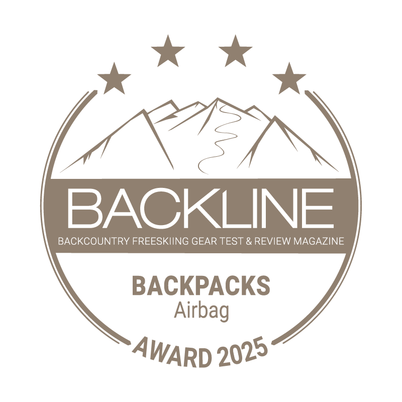 BACKLINE Backpack Airbag Award 2025 – 4 out of 5 stars