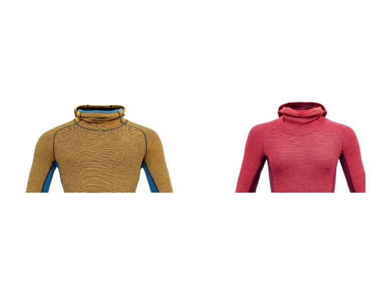 Devold Tuvegga Sport Air Hoody aus Merinowolle in Blau – Produktbild