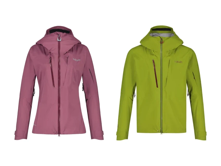 Rab Khroma Cirque Jacket aus GORE-TEX Active 3L, leichte Skitourenjacke in Nahaufnahme