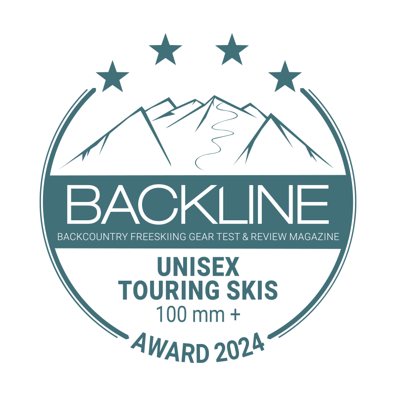BACKLINE Touring Ski Award 2024 – 100 mm+, Unisex, 4 von 5 Sternen