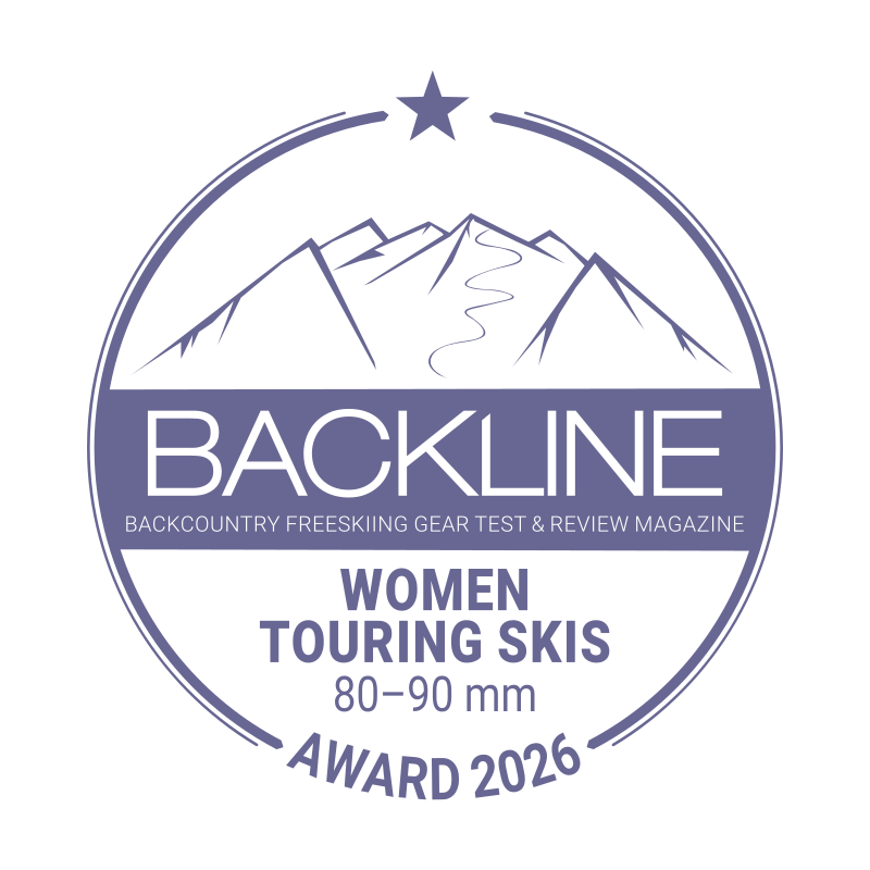 BACKLINE Touring Ski Award 2026 – 80–90 mm, women, 1 out of 5 stars