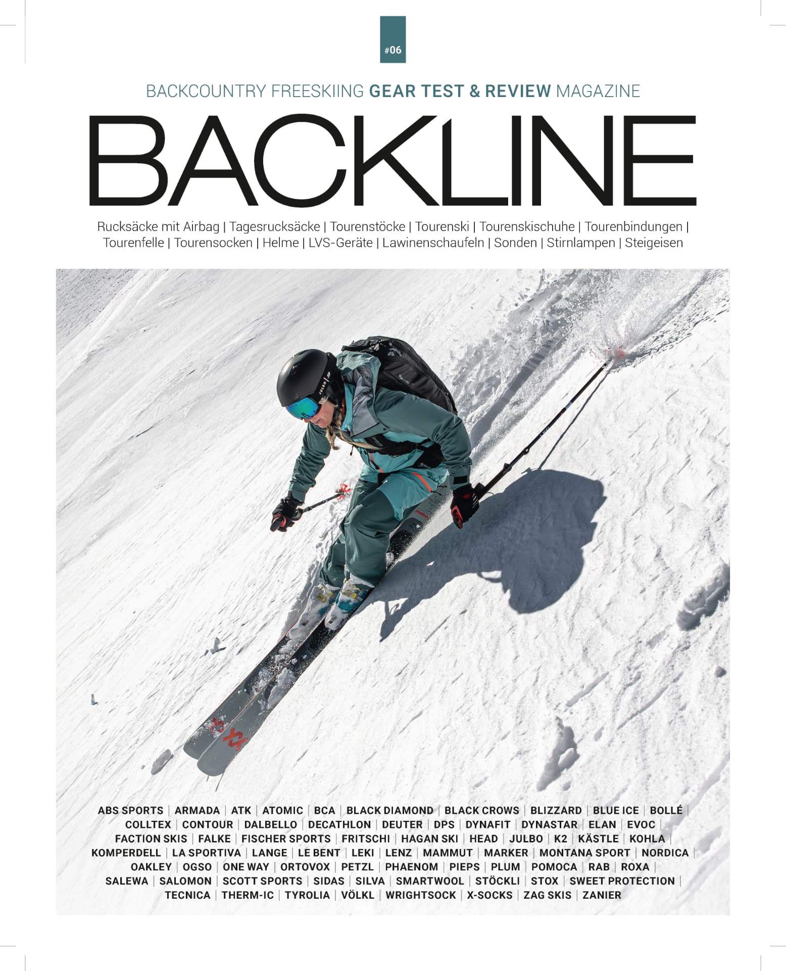 BACKLINE test magazine 2024 cover