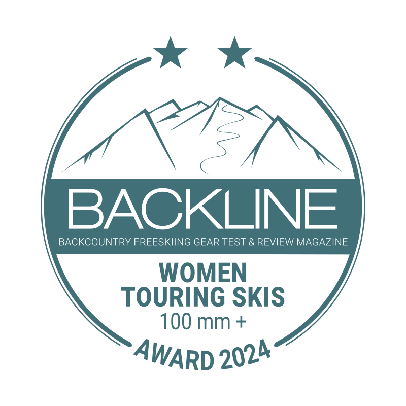 BACKLINE Touring Ski Award 2024 – 100 mm+, women, 2 out of 5 stars