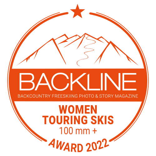 BACKLINE Touring Ski Award 2022 – 100 mm+, women, 1 out of 4 stars