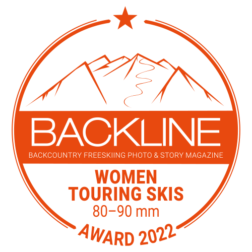 BACKLINE Touring Ski Award 2022 – 80–90 mm, Frauen, 1 von 4 Sternen