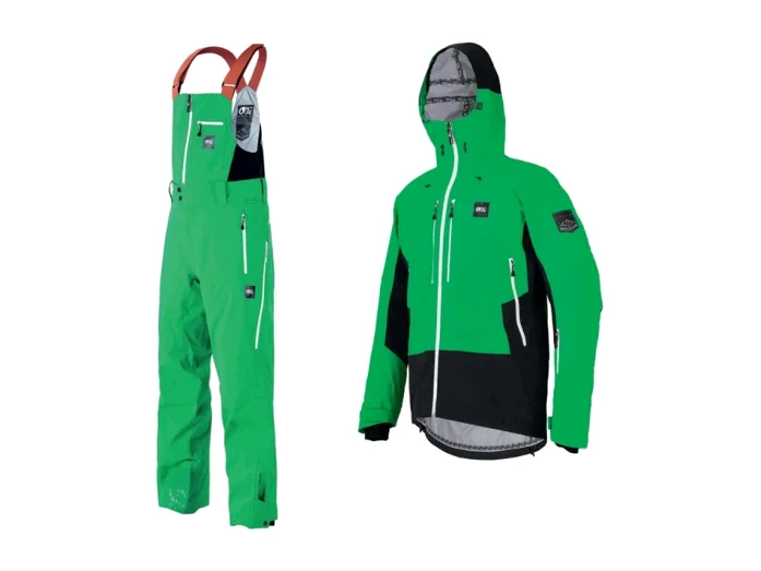 Picture Organic Clothing Harvest Jacket & Pants in Schwarz/Braun – Produktbild