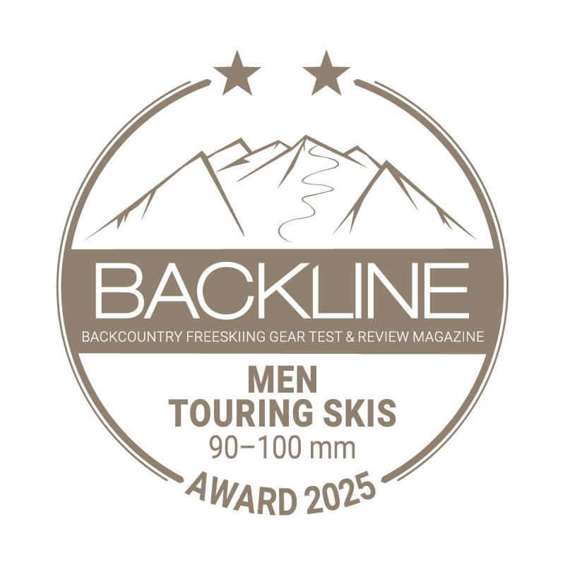 BACKLINE Touring Ski Award 2025 – 90–100 mm, Männer, 2 von 5 Sternen