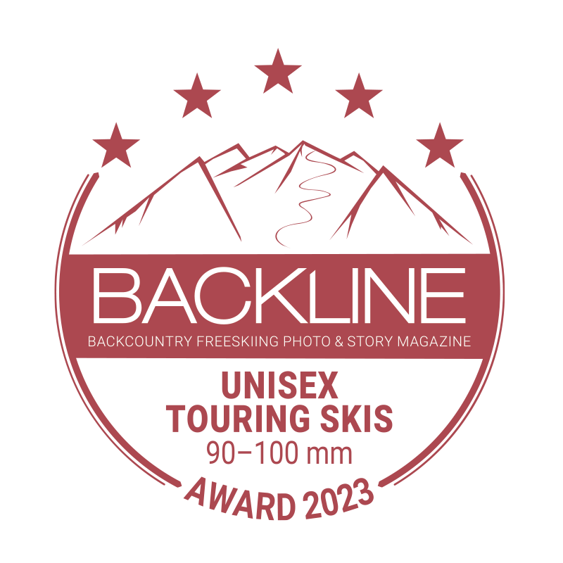 BACKLINE Touring Ski Award 2023 – 90–100 mm, Unisex, 5 out of 5 stars