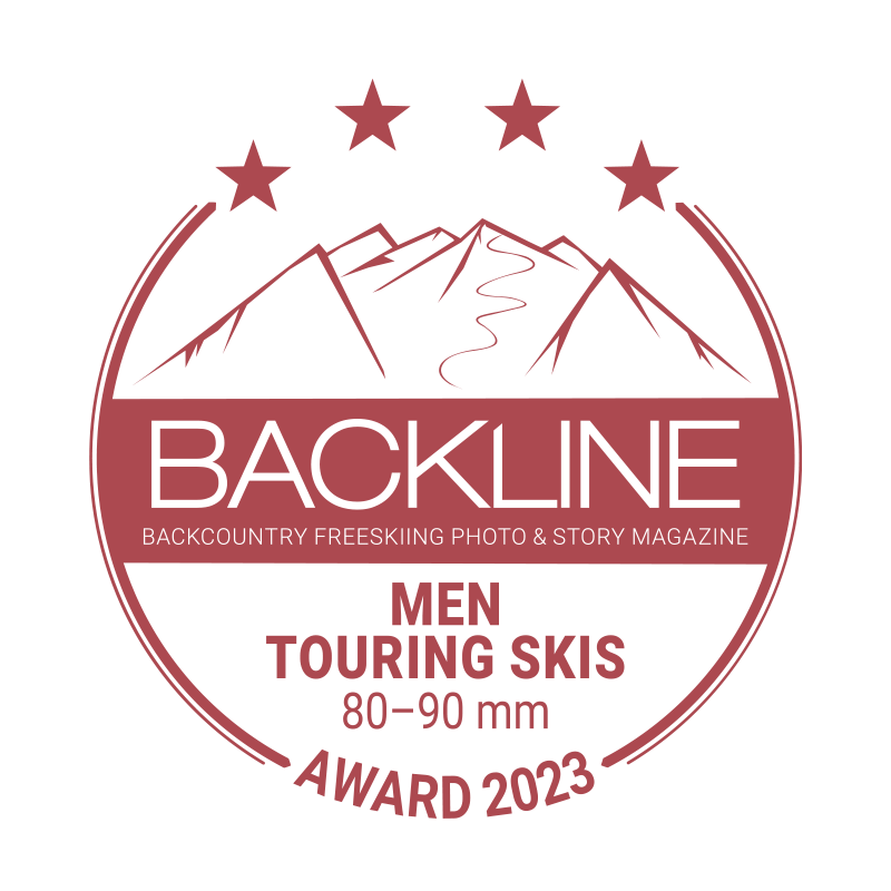 BACKLINE Touring Ski Award 2023 – 80–90 mm, Männer, 4 von 4 Sternen