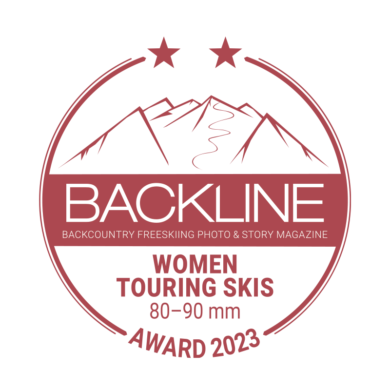 BACKLINE Touring Ski Award 2023 – 80–90 mm, Frauen, 2 von 5 Sternen