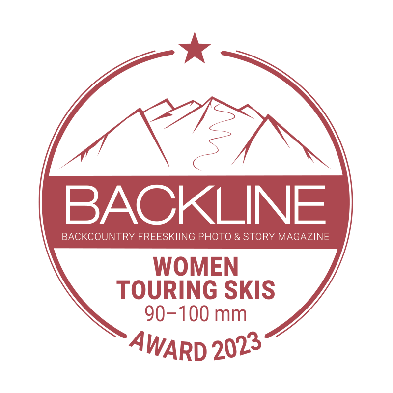 BACKLINE Touring Ski Award 2023 – 90–100 mm, Frauen, 1 von 5 Sternen