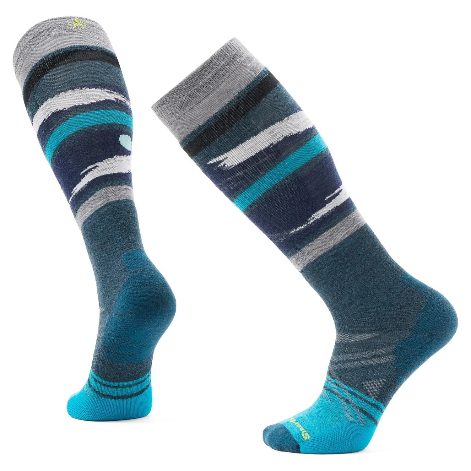 SMARTWOOL Ski Full Cushion Midnight Ski Pattern OTC Socks