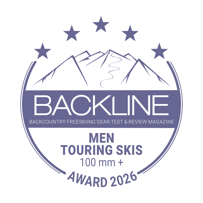 BACKLINE Touring Ski Award 2026 – 100 mm+, men, 5 out of 5 stars
