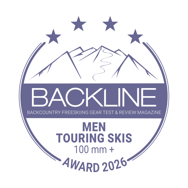 BACKLINE Touring Ski Award 2026 – 100 mm+, men, 4 out of 5 stars