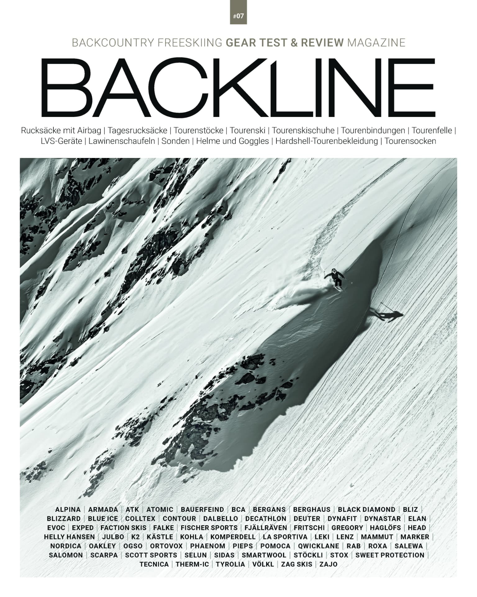 BACKLINE test magazine 2025 cover