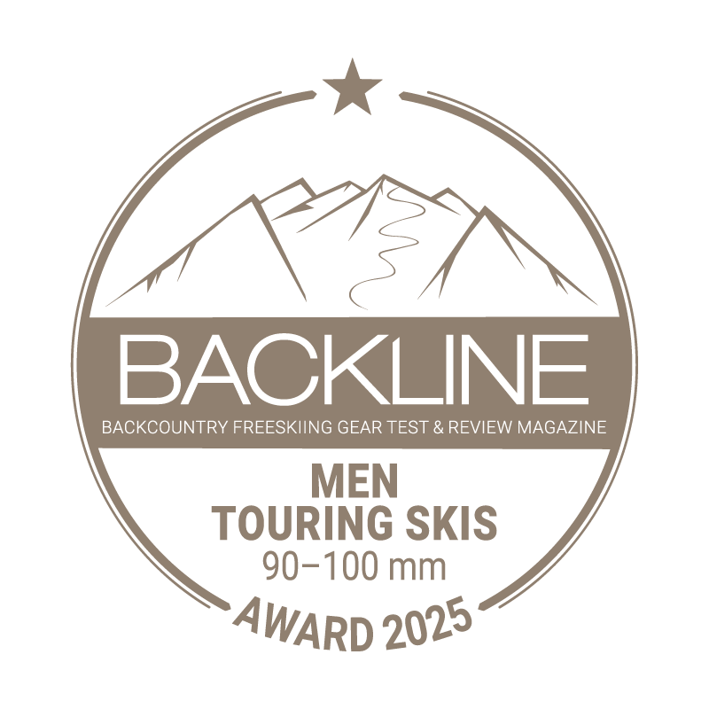 BACKLINE Touring Ski Award 2025 – 90–100 mm, men, 1 out of 5 stars