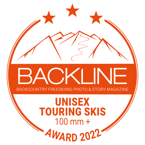 BACKLINE Touring Ski Award 2022 – 100 mm+, Unisex, 3 von 4 Sternen