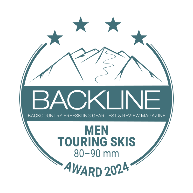 BACKLINE Touring Ski Award 2024 – 80–90 mm, Männer, 4 von 5 Sternen
