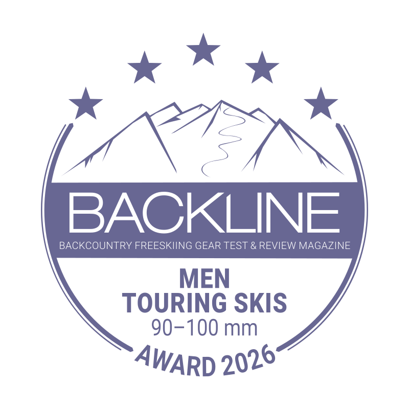 BACKLINE Touring Ski Award 2026 – 90–100 mm, men, 5 out of 5 stars