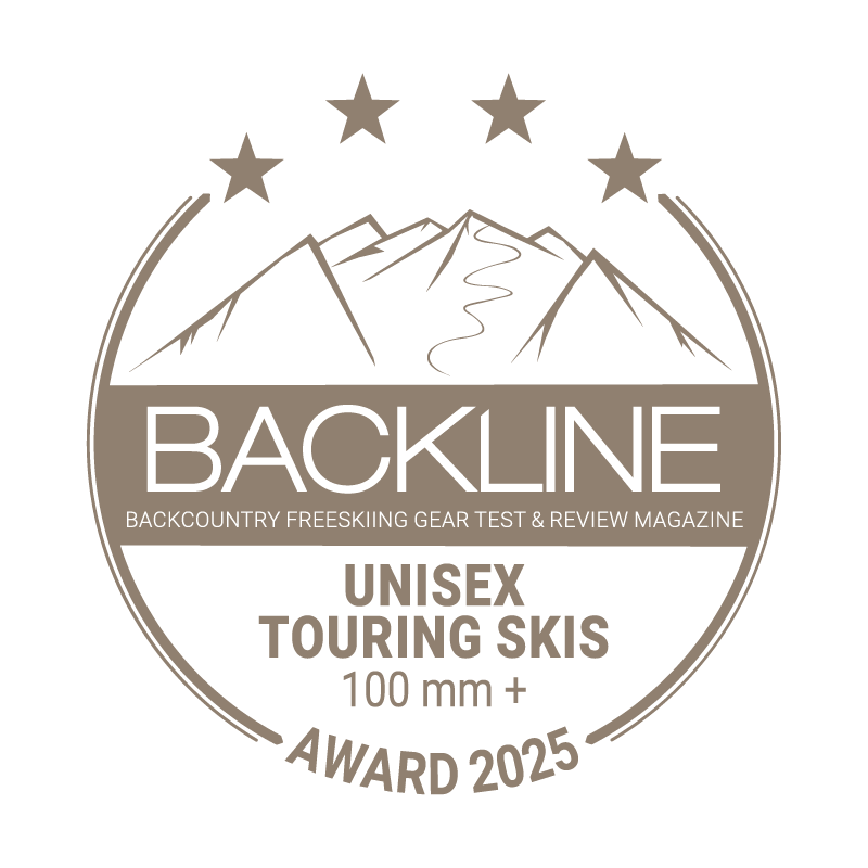 BACKLINE Touring Ski Award 2025 – 100 mm+, Unisex, 4 von 5 Sternen