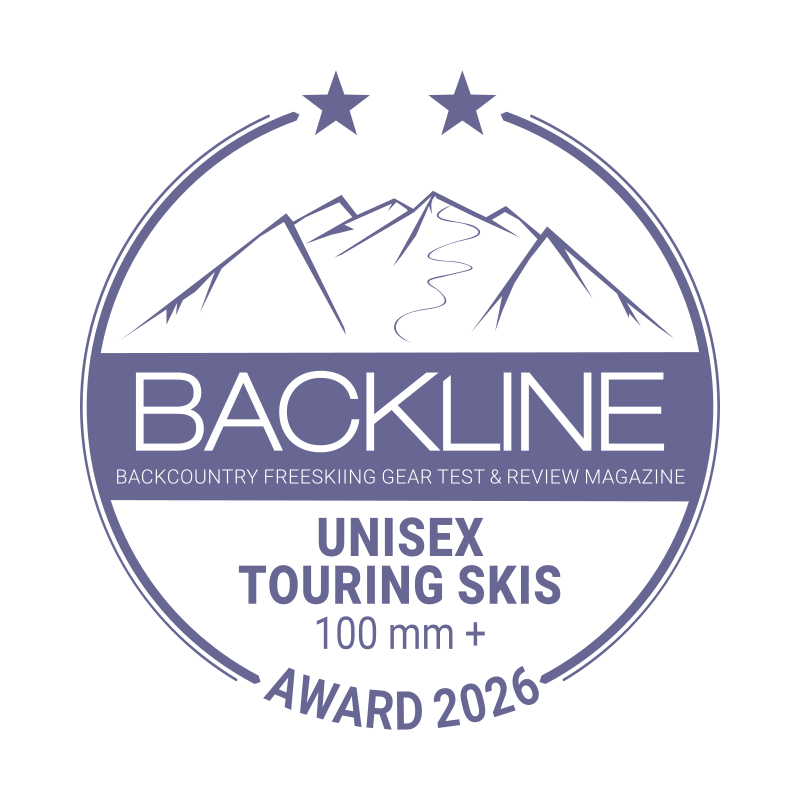 BACKLINE Touring Ski Award 2026 – 100 mm+, Unisex, 2 von 5 Sternen