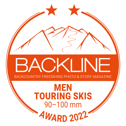 BACKLINE Touring Ski Award 2022 – 90–100 mm, Männer, 2 von 4 Sternen
