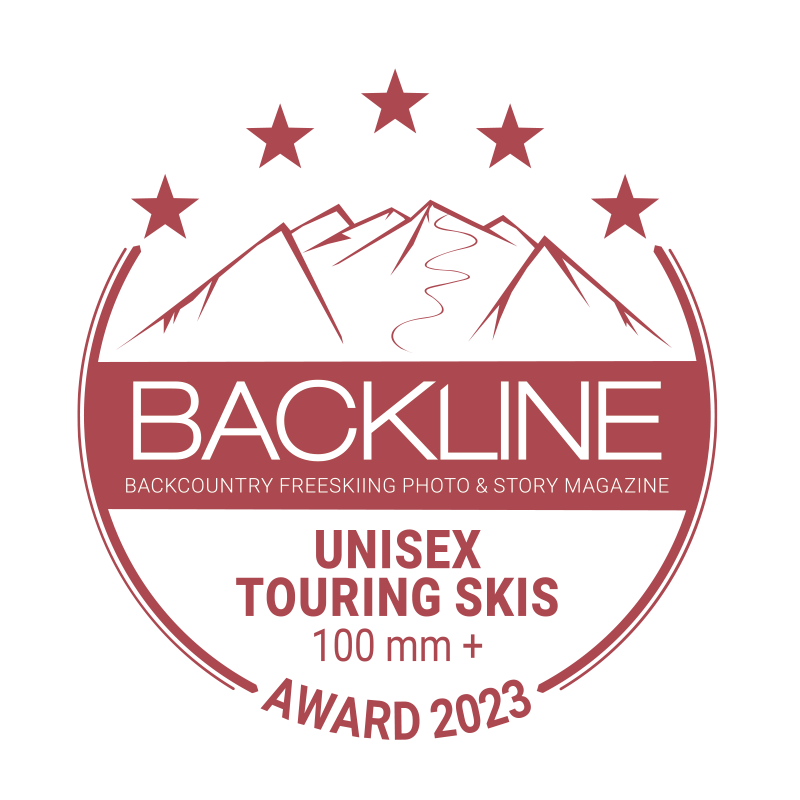 BACKLINE Touring Ski Award 2023 – 100 mm+, Unisex, 5 out of 5 stars