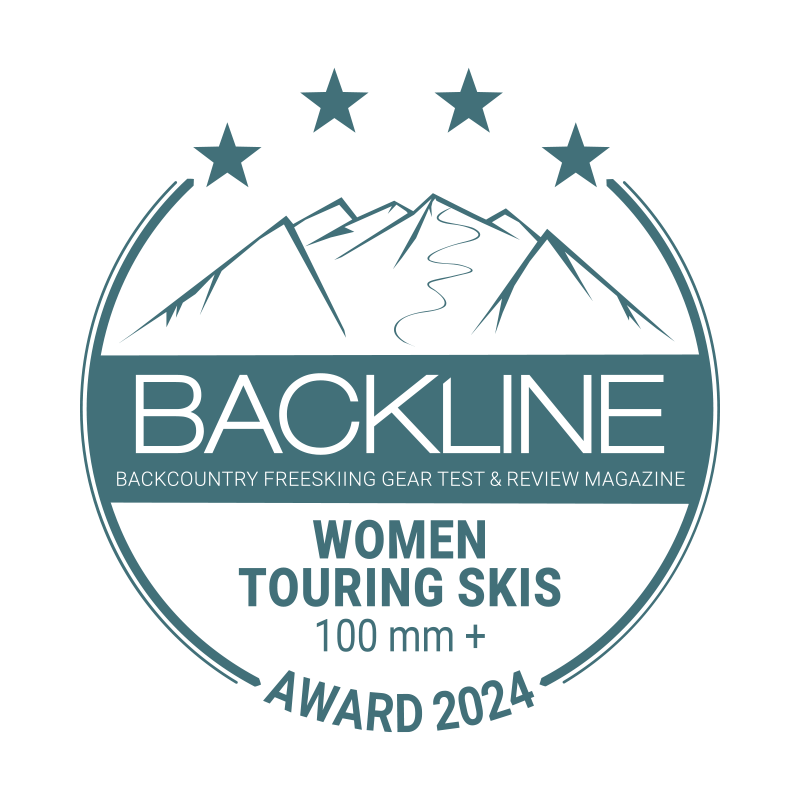 BACKLINE Touring Ski Award 2024 – 100 mm+, Frauen, 4 von 5 Sternen
