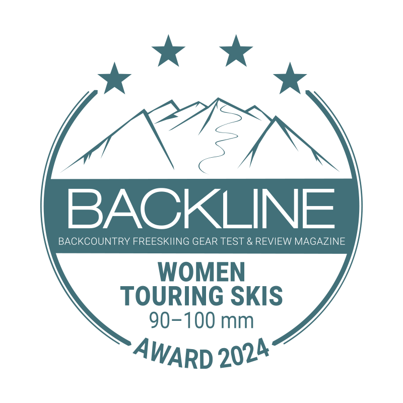 BACKLINE Touring Ski Award 2024 – 90–100 mm, Frauen, 4 von 5 Sternen