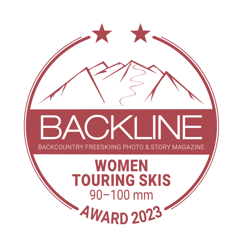 BACKLINE Touring Ski Award 2023 – 90–100 mm, Frauen, 2 von 5 Sternen